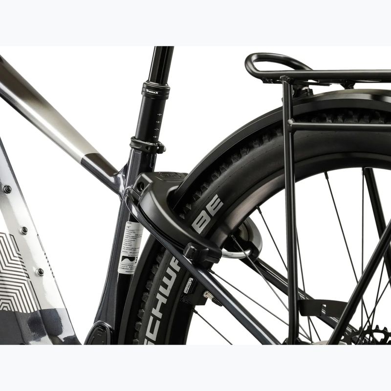 Elektrický bicykel KROSS Influx Suv Hybrid 6.0 29 el. 800 Wh graphite/silver/gloss 12