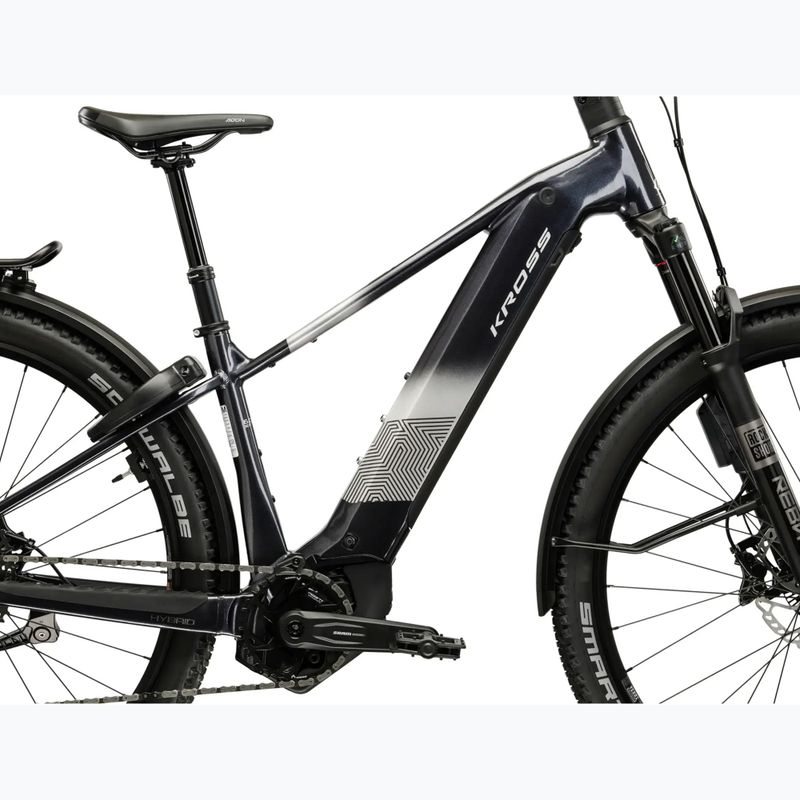 Elektrický bicykel KROSS Influx Suv Hybrid 6.0 29 el. 800 Wh graphite/silver/gloss 13