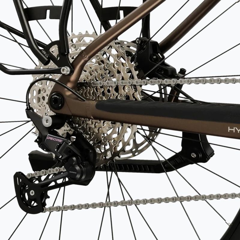 Elektrický bicykel KROSS Influx Suv Hybrid 4.0 800 29 electric gray/copper/matte 8