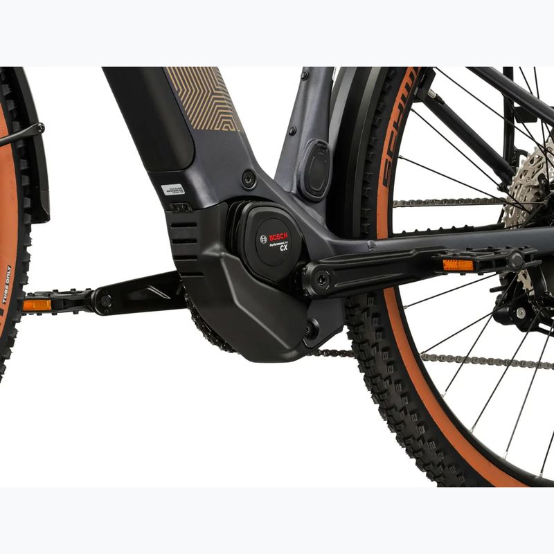 Elektrický bicykel KROSS Influx Suv Hybrid 4.0 800 29 el. graphite/gold/matte 10