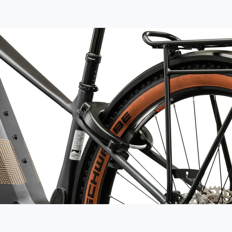 Elektrický bicykel KROSS Influx Suv Hybrid 4.0 800 29 el. graphite/gold/matte 12