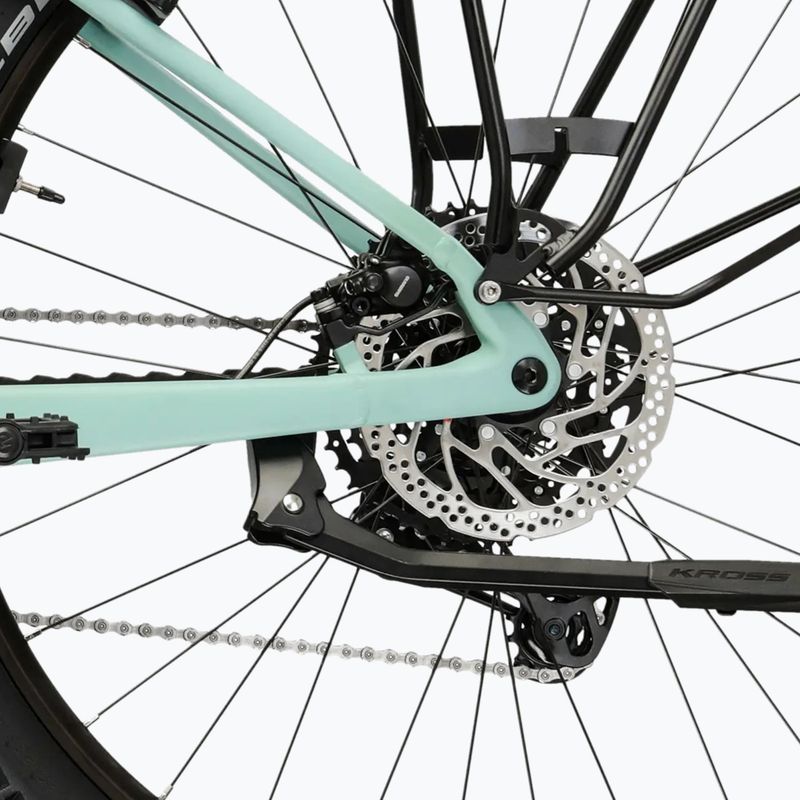 Elektrický bicykel KROSS Influx Suv Hybrid 3.0 29 el. 800 Wh green/green/matte 11