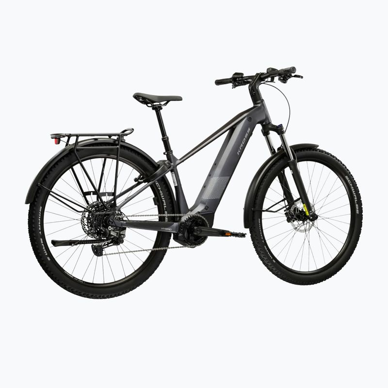 Elektrický bicykel KROSS Influx Suv Hybrid 3.0 29 el. 800 Wh graphite/silver/matte 3