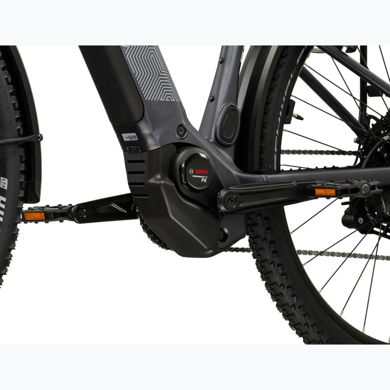 Elektrický bicykel KROSS Influx Suv Hybrid 3.0 29 el. 800 Wh graphite/silver/matte 10