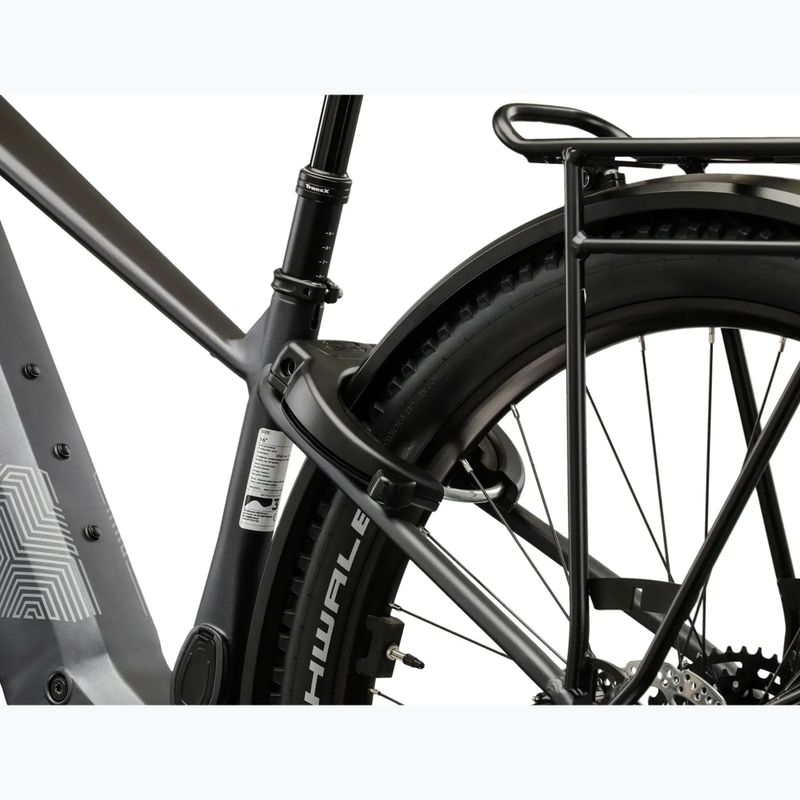 Elektrický bicykel KROSS Influx Suv Hybrid 3.0 29 el. 800 Wh graphite/silver/matte 12