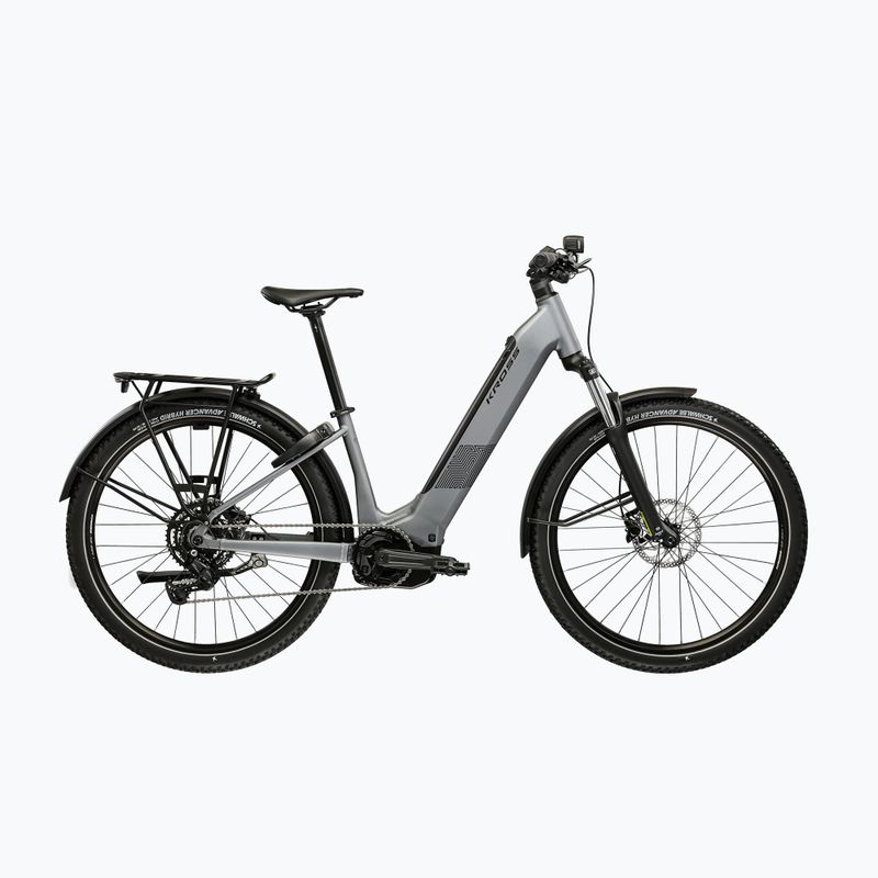Elektrický bicykel KROSS Influx Suv Hybrid 2.0 600 29 electric grey/black/matte