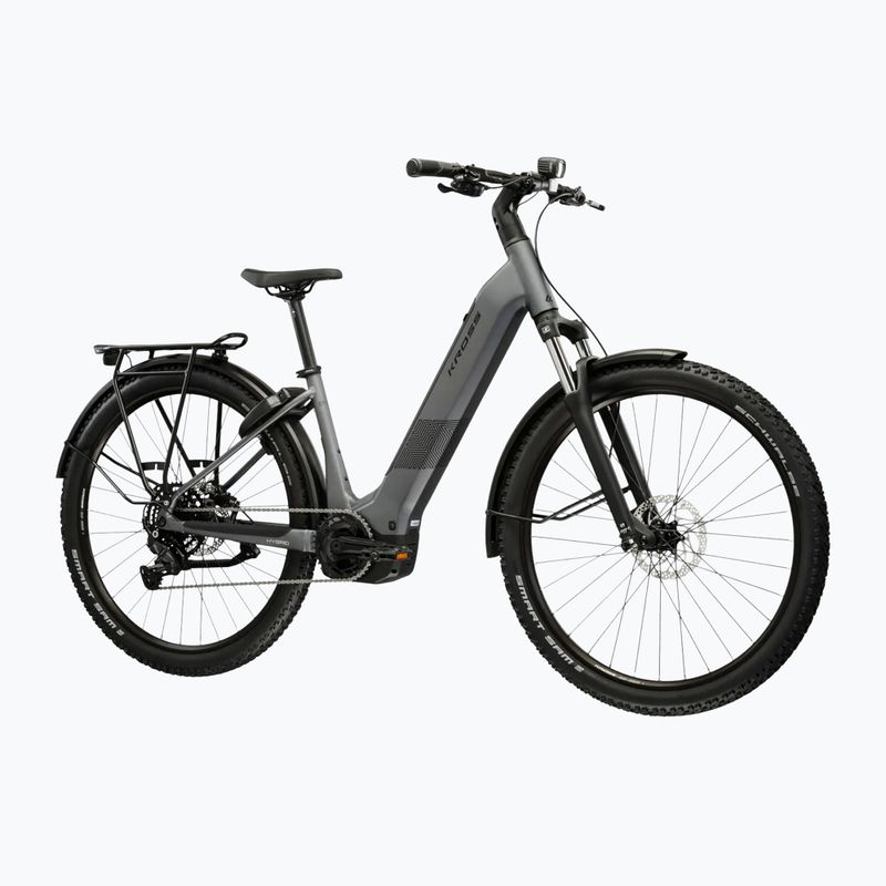 Elektrický bicykel KROSS Influx Suv Hybrid 2.0 600 29 electric grey/black/matte 2