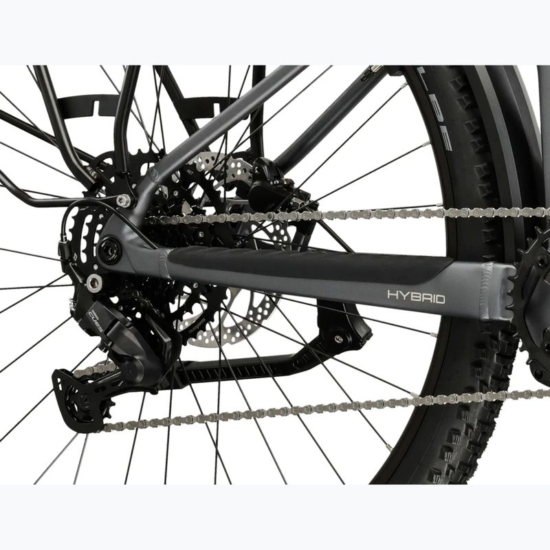 Elektrický bicykel KROSS Influx Suv Hybrid 2.0 600 29 electric grey/black/matte 8