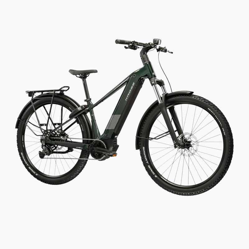 Elektrický bicykel KROSS Influx Suv Hybrid 2.0 600Wh green/silver/gloss 2