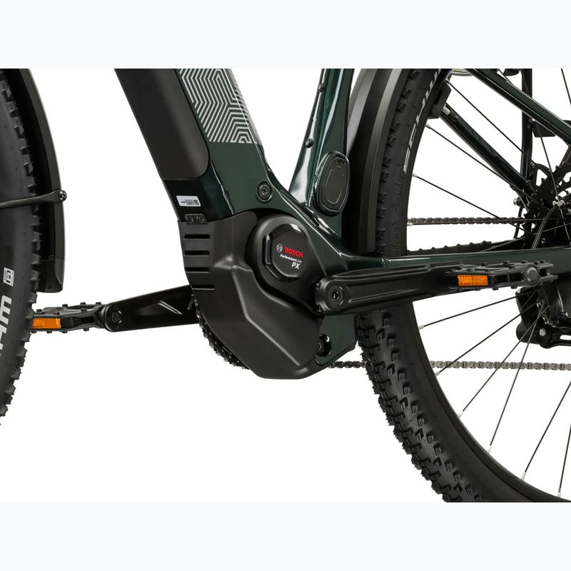 Elektrický bicykel KROSS Influx Suv Hybrid 2.0 600Wh green/silver/gloss 10