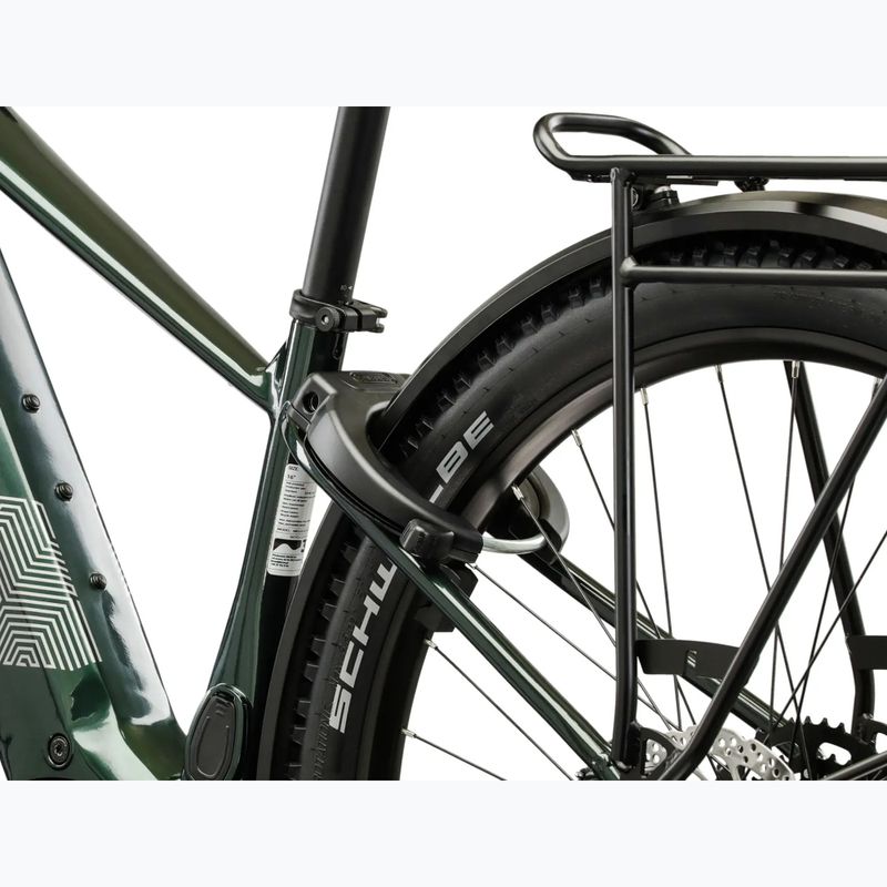 Elektrický bicykel KROSS Influx Suv Hybrid 2.0 600Wh green/silver/gloss 12