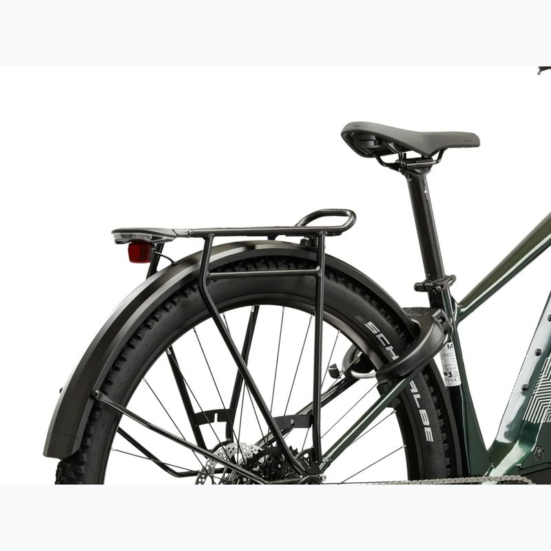 Elektrický bicykel KROSS Influx Suv Hybrid 2.0 600Wh green/silver/gloss 14