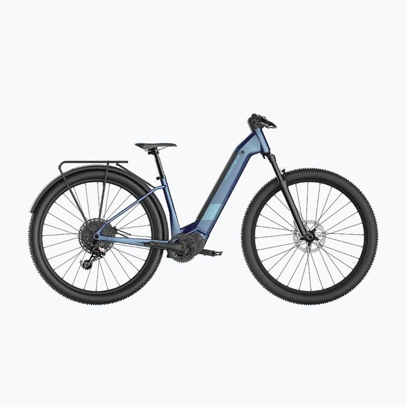 Elektrický bicykel KROSS Influx Suv Hybrid 2.0 600 29 el. blue/light blue/gloss