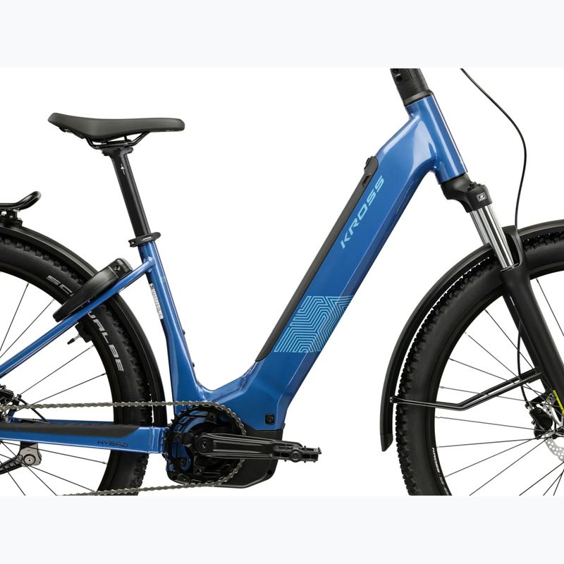 Elektrický bicykel KROSS Influx Suv Hybrid 2.0 600 29 el. blue/light blue/gloss 13