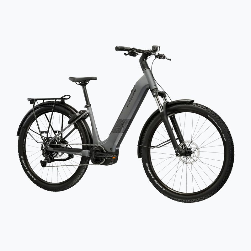 Elektrický bicykel KROSS Influx Suv Hybrid 2.0 600Wh LS 29" grey/black/matte 2
