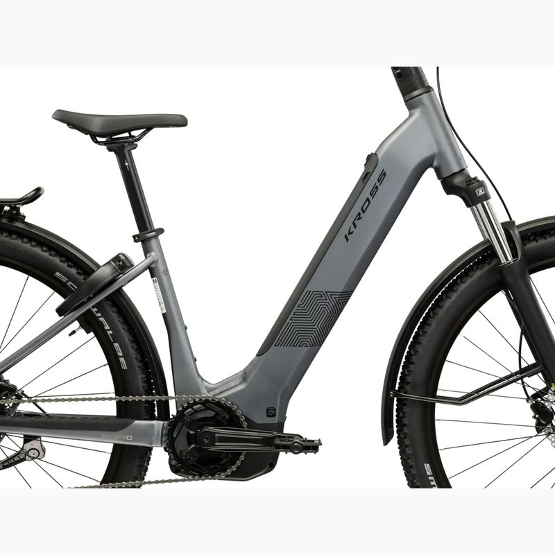Elektrický bicykel KROSS Influx Suv Hybrid 2.0 600Wh LS 29" grey/black/matte 13