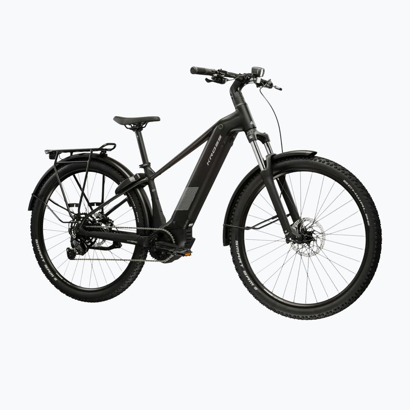 Elektrický bicykel KROSS Influx Suv Hybrid 2.0 600 29 electric black/silver/matte 2