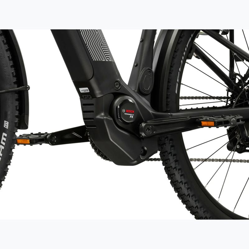 Elektrický bicykel KROSS Influx Suv Hybrid 2.0 600 29 electric black/silver/matte 10