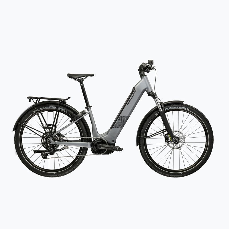 Elektrický bicykel KROSS Influx Suv Hybrid 2.0 600Wh LS 27,5" grey/black/matte