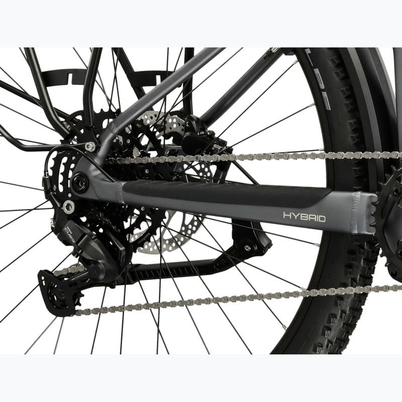 Elektrický bicykel KROSS Influx Suv Hybrid 2.0 600Wh LS 27,5" grey/black/matte 8