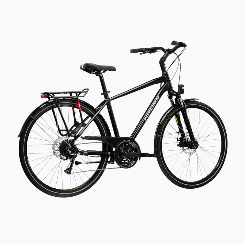 Trekingový bicykel KROSS Trans 3.0 black/grey/gloss 3