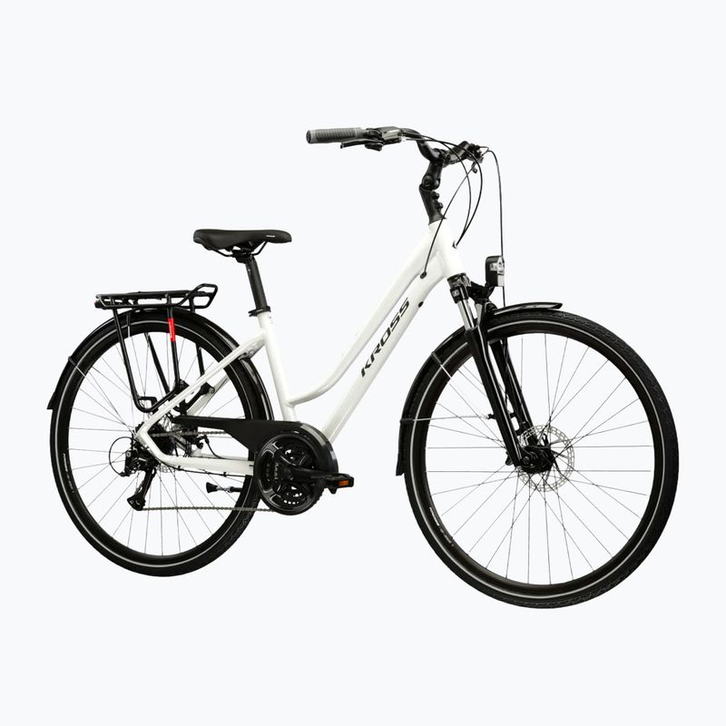 Dámsky trekingový bicykel KROSS Trans 3.0 In pearl/black/gloss 2