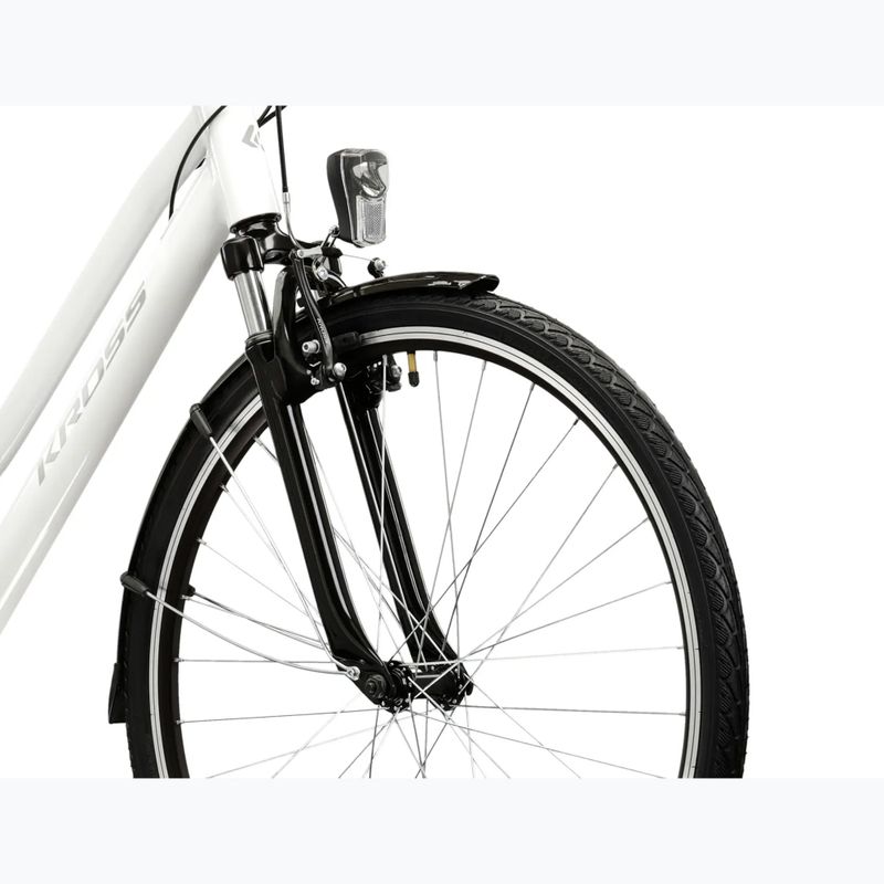 Dámsky trekingový bicykel KROSS Trans 1.0 In white/grey/gloss 5