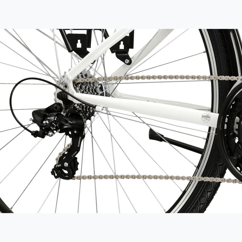 Dámsky trekingový bicykel KROSS Trans 1.0 In white/grey/gloss 6