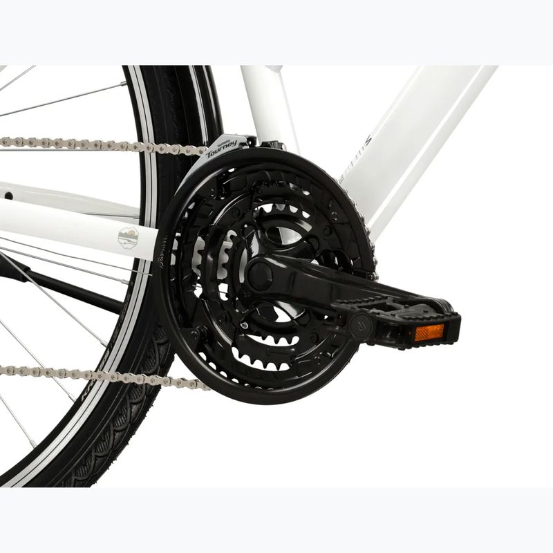 Dámsky trekingový bicykel KROSS Trans 1.0 In white/grey/gloss 7