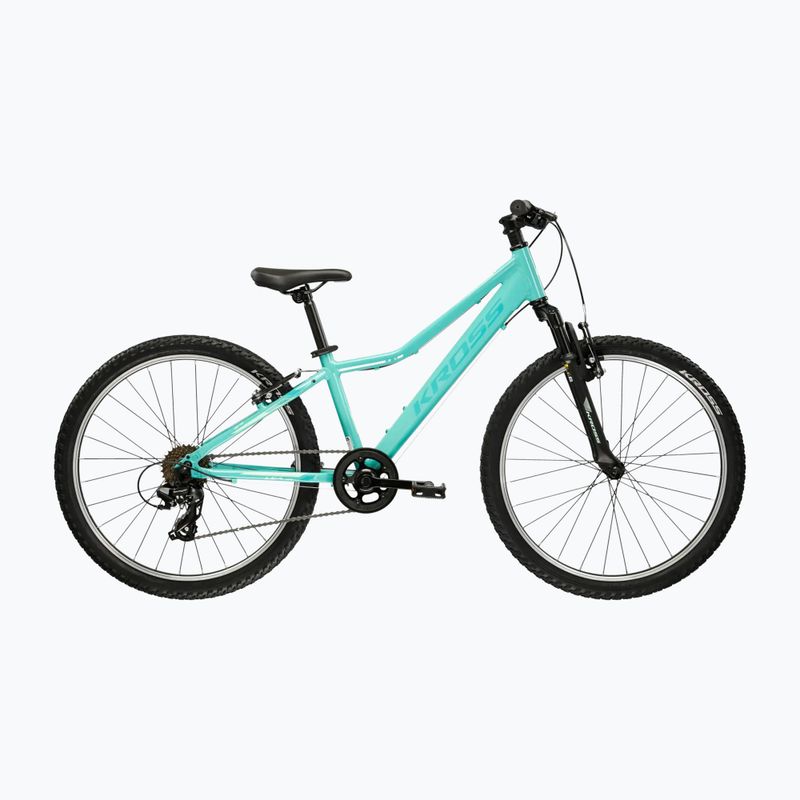 Detský bicykel KROSS Lea Jr 1.0 In celadon/green/gloss