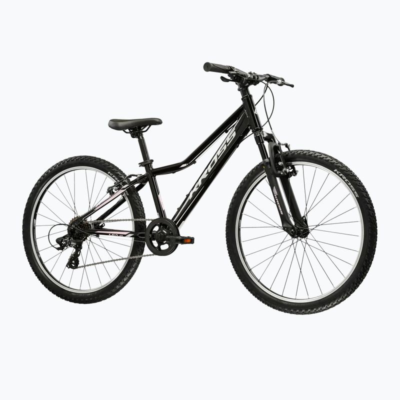 Detský bicykel KROSS Lea Jr 1.0 In black/silver/gloss 2