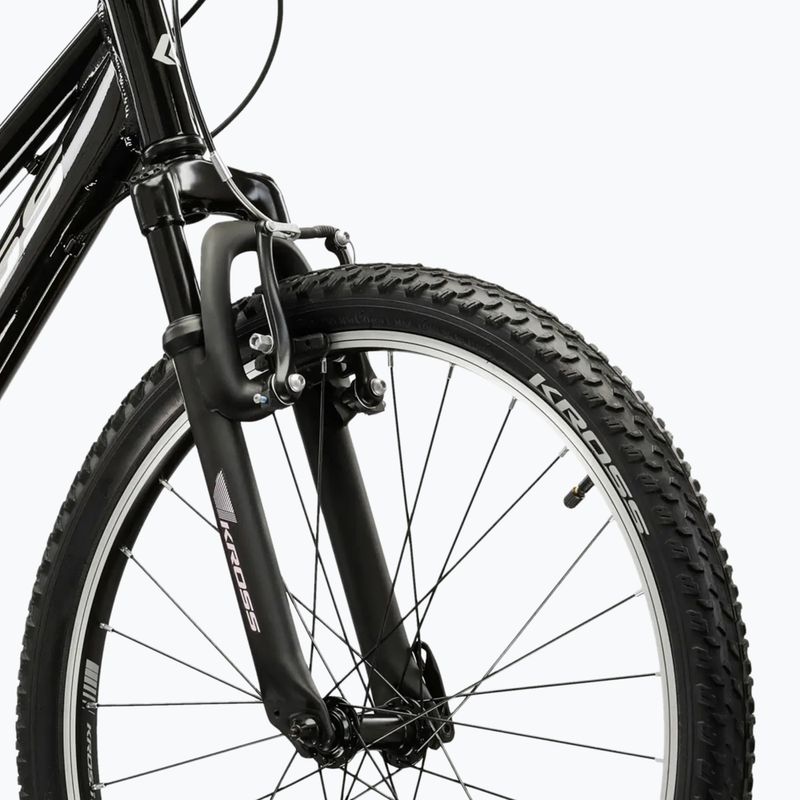 Detský bicykel KROSS Lea Jr 1.0 In black/silver/gloss 5