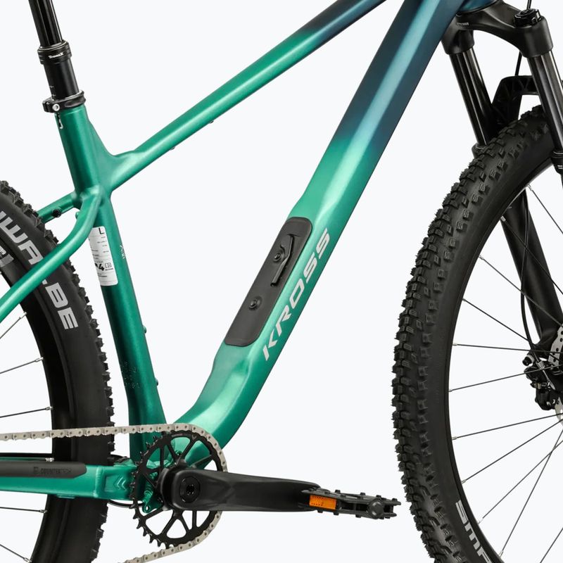 Horský bicykel KROSS Level X500 marine/turquoise/matte 10