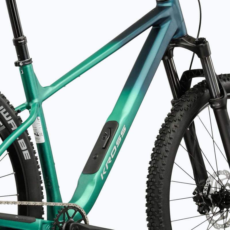 Horský bicykel KROSS Level X500 marine/turquoise/matte 11