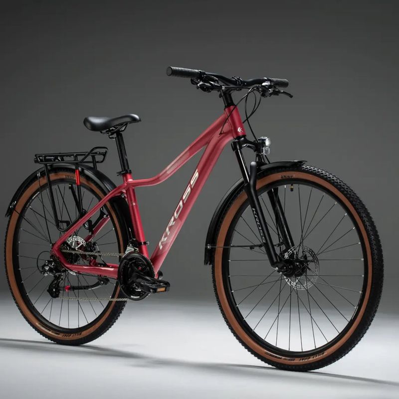 Dámsky horský bicykel KROSS Lea X200 Eq W 29 pink/silver/matte 11