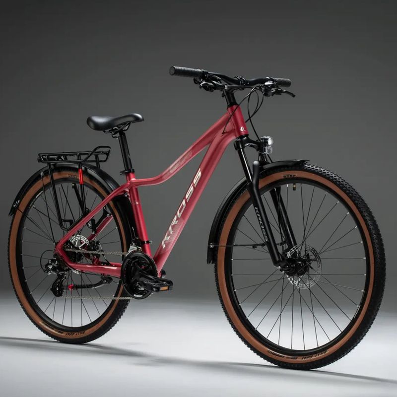 Dámsky horský bicykel KROSS Lea X200 Eq W 27.5 pink/silver/matte 11
