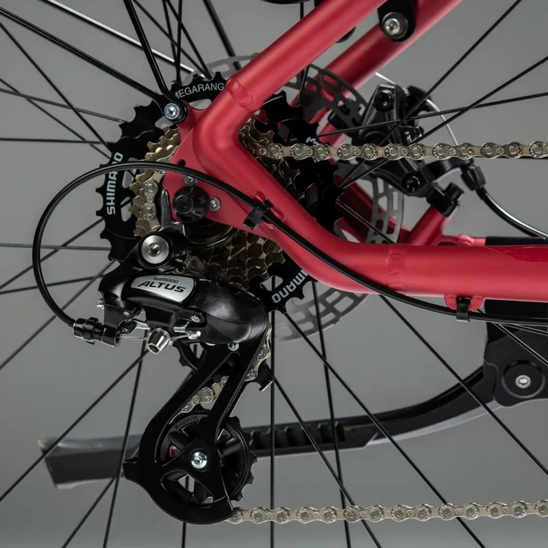 Dámsky horský bicykel KROSS Lea X200 Eq W 27.5 pink/silver/matte 12