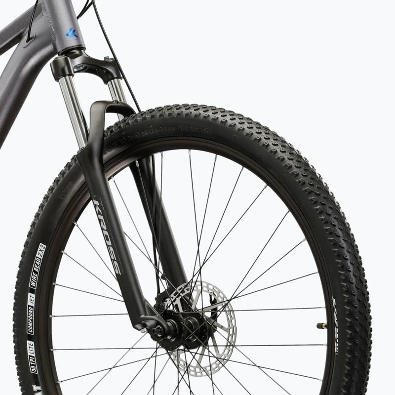 Horský bicykel KROSS Hexagon X200 29" grey/blue/matte 5