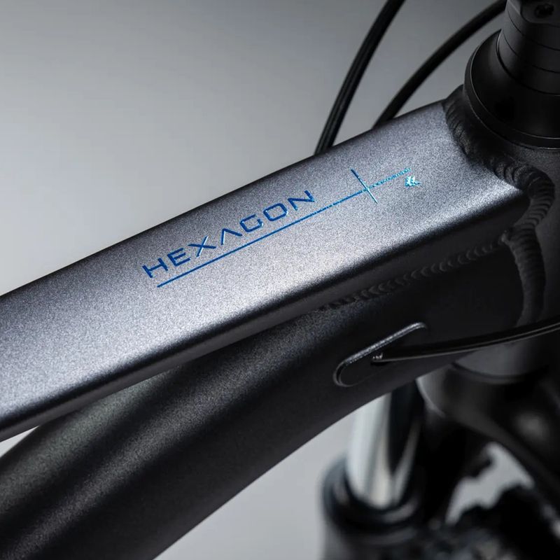Horský bicykel KROSS Hexagon X200 29" grey/blue/matte 14