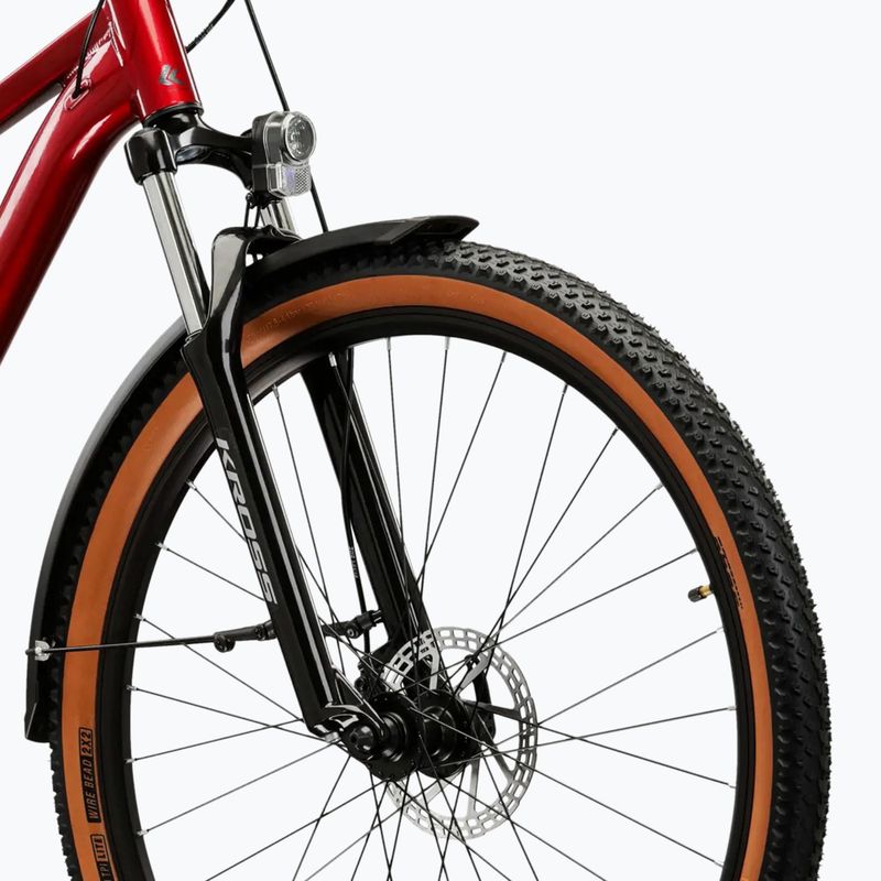 Horský bicykel KROSS Hexagon X200 EQ 29" ruby/graphite/gloss 5