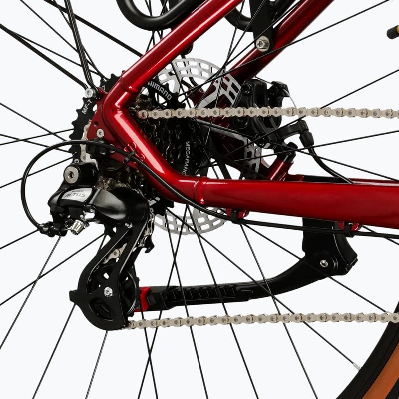 Horský bicykel KROSS Hexagon X200 EQ 29" ruby/graphite/gloss 7