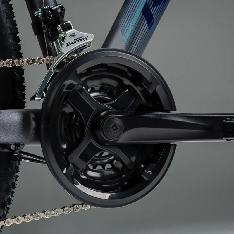 Horský bicykel KROSS Hexagon X200 27,5" grey/blue/matte 14