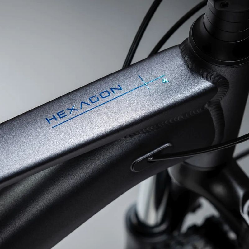 Horský bicykel KROSS Hexagon X200 27,5" grey/blue/matte 16