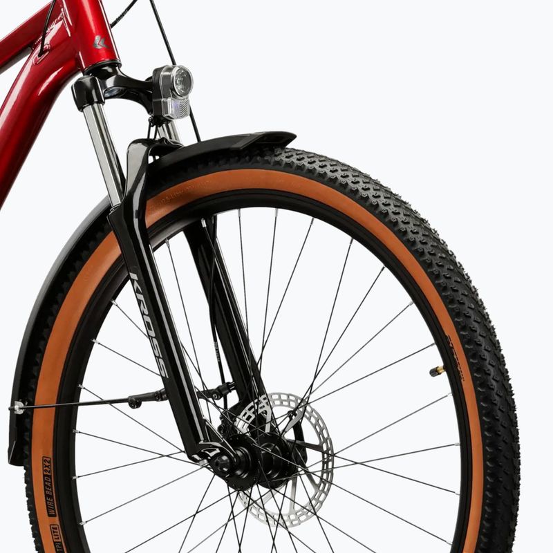 Horský bicykel KROSS Hexagon X200 EQ 27,5" ruby/graphite/gloss 6