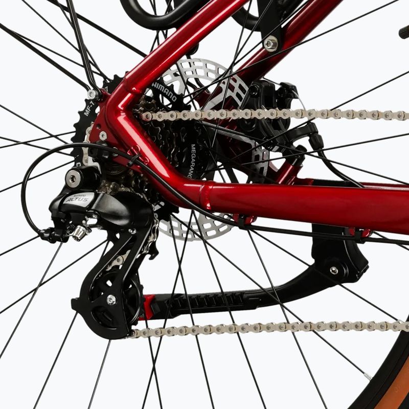 Horský bicykel KROSS Hexagon X200 EQ 27,5" ruby/graphite/gloss 8
