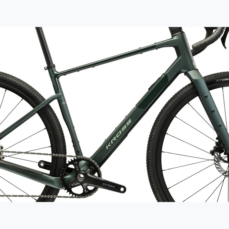 Gravelový bicykel KROSS Esker ADV 1.0 green/matte 12