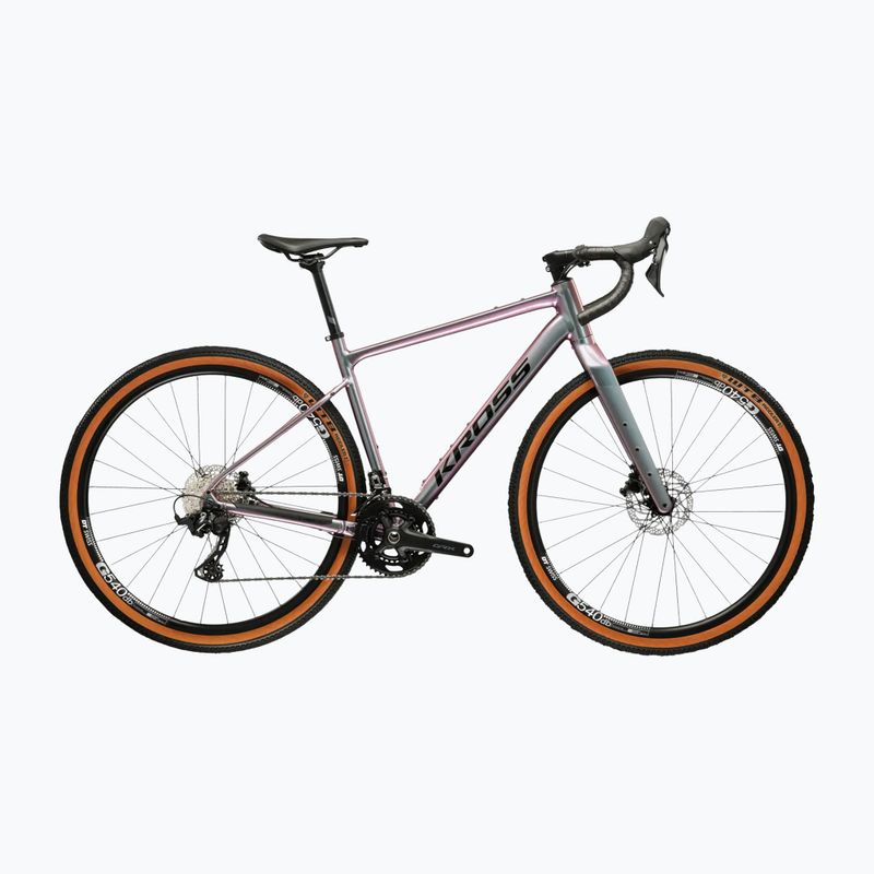 Gravelový bicykel KROSS Esker 6.0 chameleon/matte/gloss