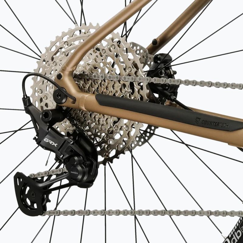 Gravelový bicykel KROSS Esker 5.0 titanium/black/gloss 9