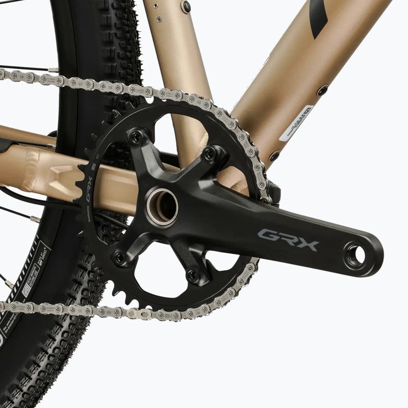 Gravelový bicykel KROSS Esker 5.0 titanium/black/gloss 10