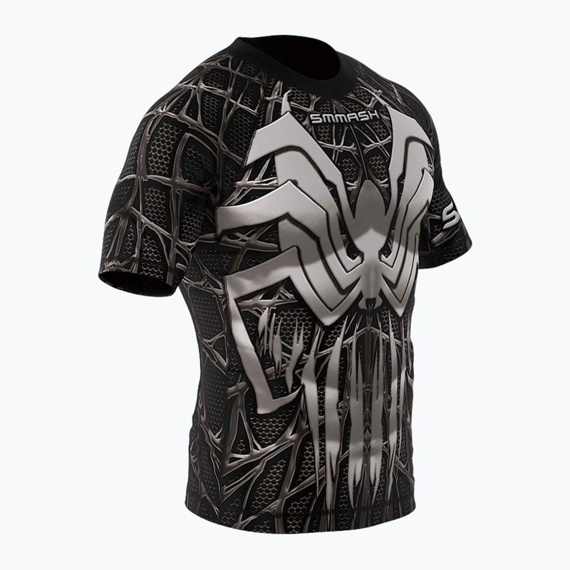 SMMASH Venomous pánsky rashguard čierno-biely RSO2 3